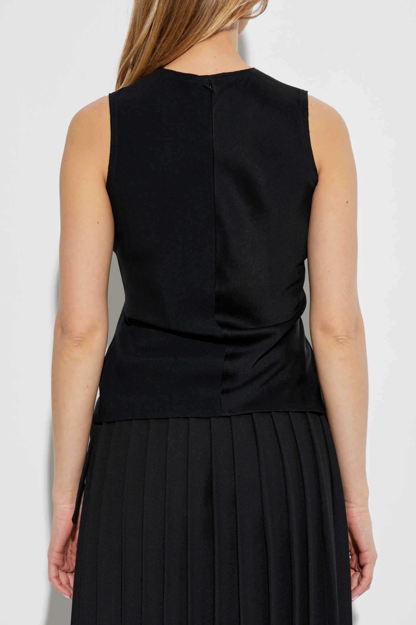 Tシャツ・カットソー AMI ALEXANDRE MATIUSSI Women Tops FTP066 AC0014001 Black AMI PARIS - BLACK ALEXANDRE MATTIUSSI T-SHIRT – LE LABO STORE